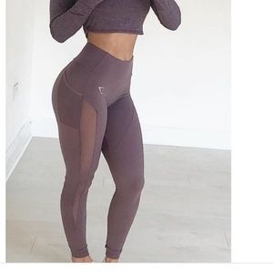Gymshark small purple wash aspire leggings